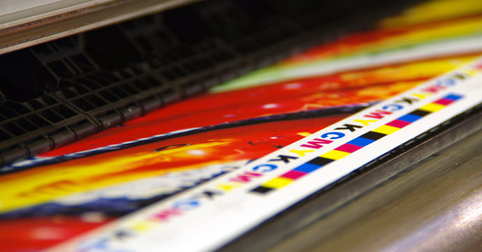 CMYK Ink Cartridges Printing on an Inkjet Printer cmyk ink cartridges in inkjet printer