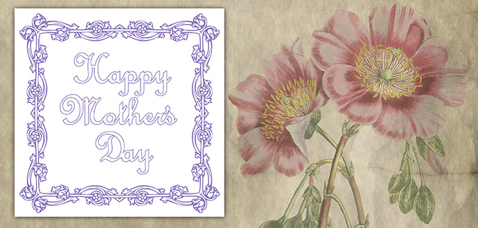 Download Mother's Day Colour In Card - Square Mothers Day card colour in square.