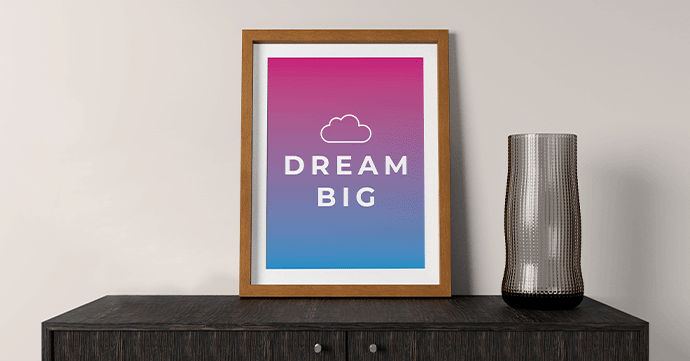ndream big colourful print