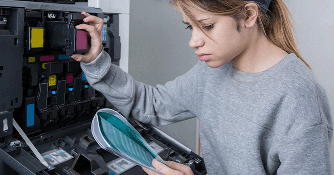 Reading Printer Manual Reading a printer manual