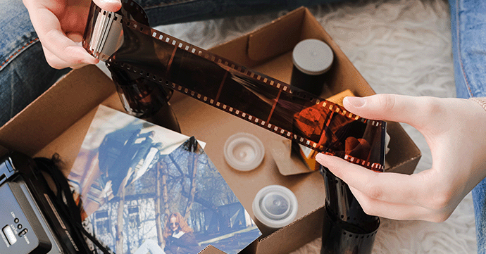 Film photography.