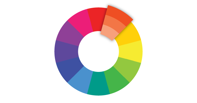 monochromatic colours