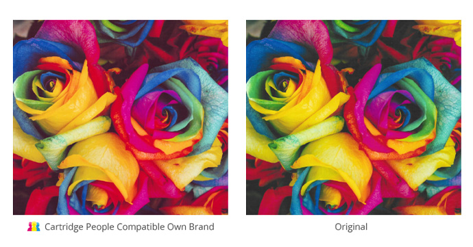Quality Comparison of Own Brand and Original Printout quality comparison of own brand and original printout