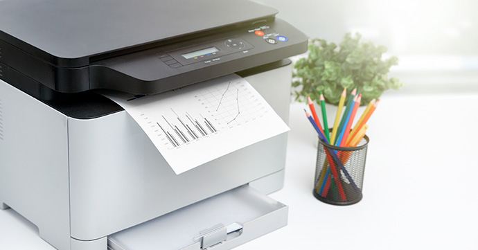 Laser printer printing in mono