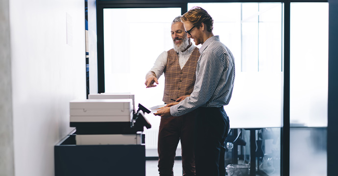 printing in an office