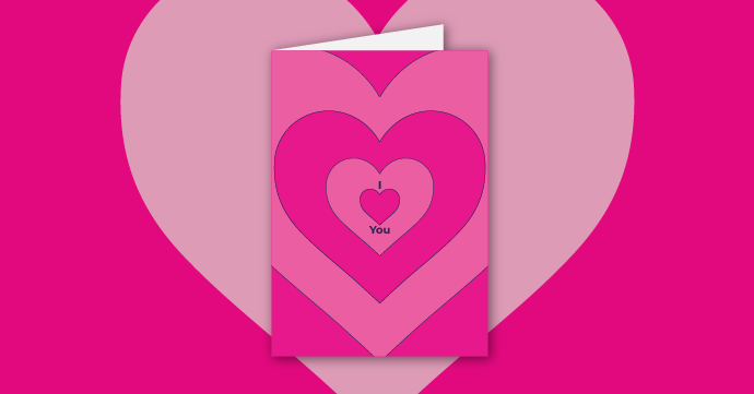 Download I Love You Hearts A4 Card i love you hearts a4 card thumbnail