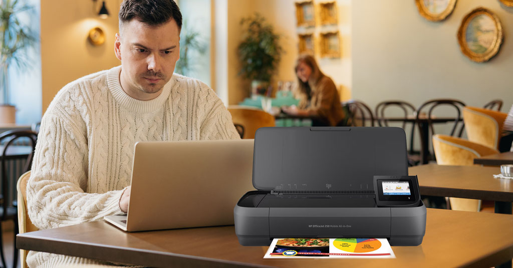 hp officejet 250 all-In-one a4 colour mobile multifunction inkjet printer