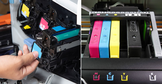 toner and ink cartridges
