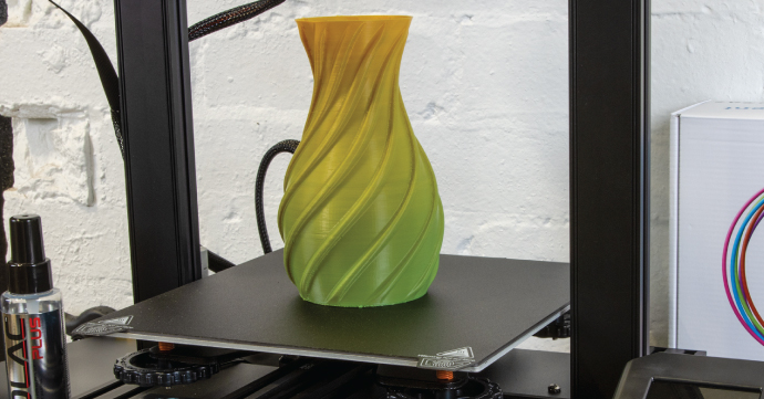 3d printed vase.