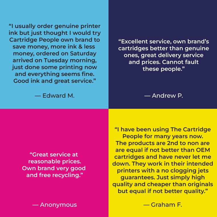 Customer Quotes Tile Customer quotes tile.