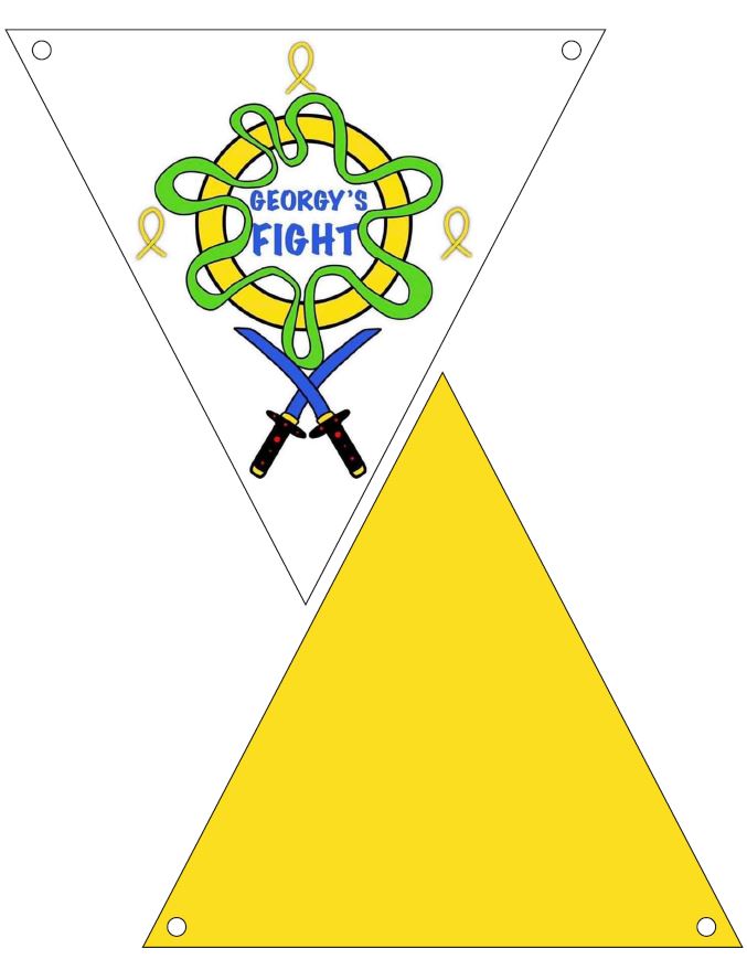 Georgys Fight bunting