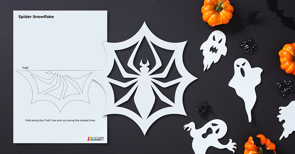 Download Spider Snowflake Halloween Decoration Spider Snowflake Printable