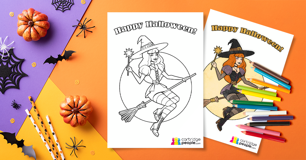 Halloween Colouring Page