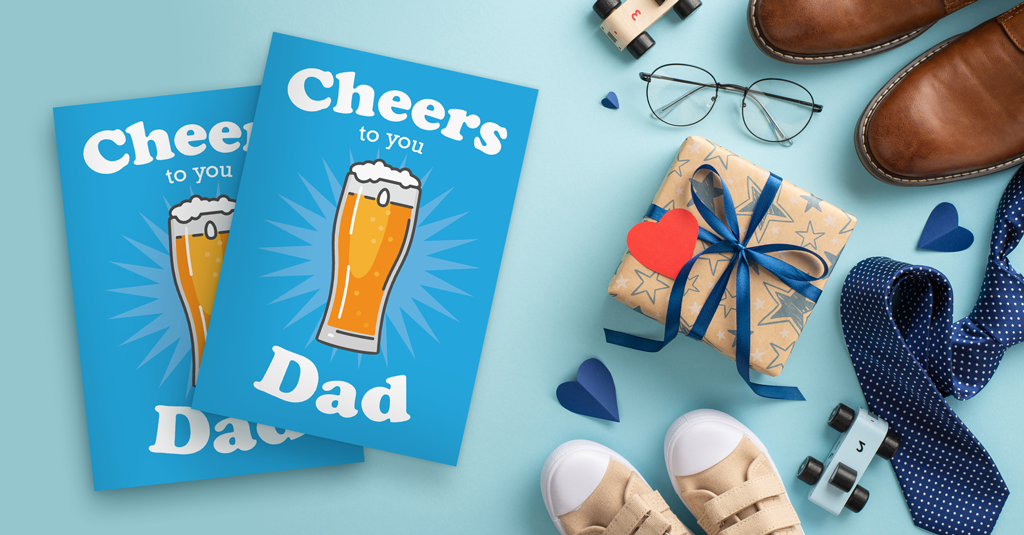 Cheers to you Dad Fathers Day Card cheers to you dad fathers day card
