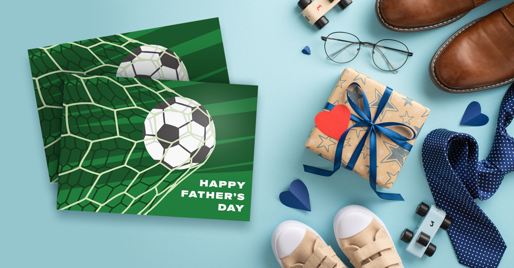 Football Fathers Day Card happy fathers day football printable card