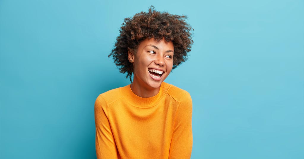 Portrait of girl laughing portrait of girl laughing