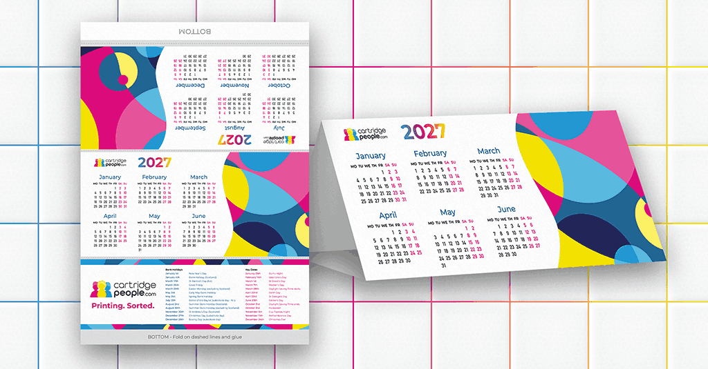 patterned calendar