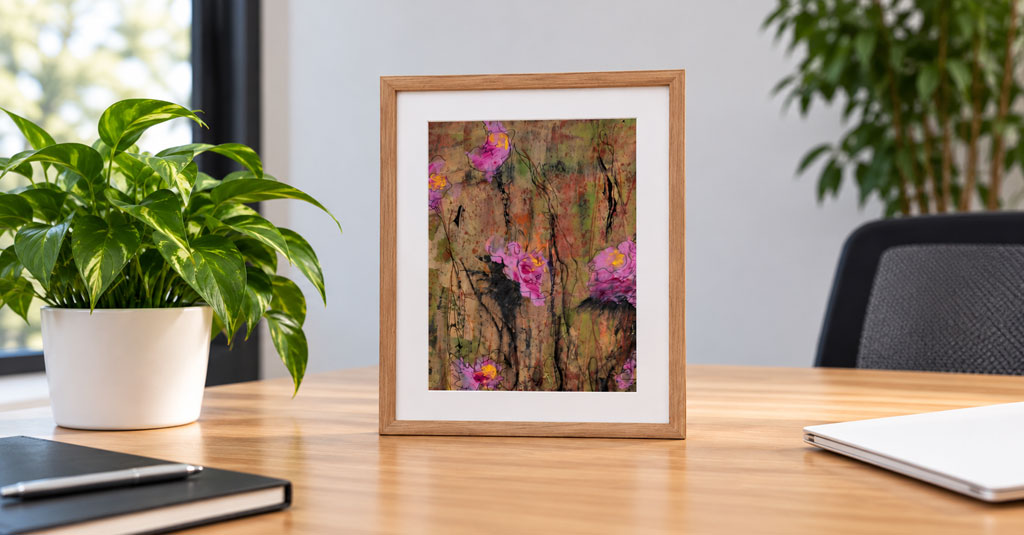 linda king framed artwork