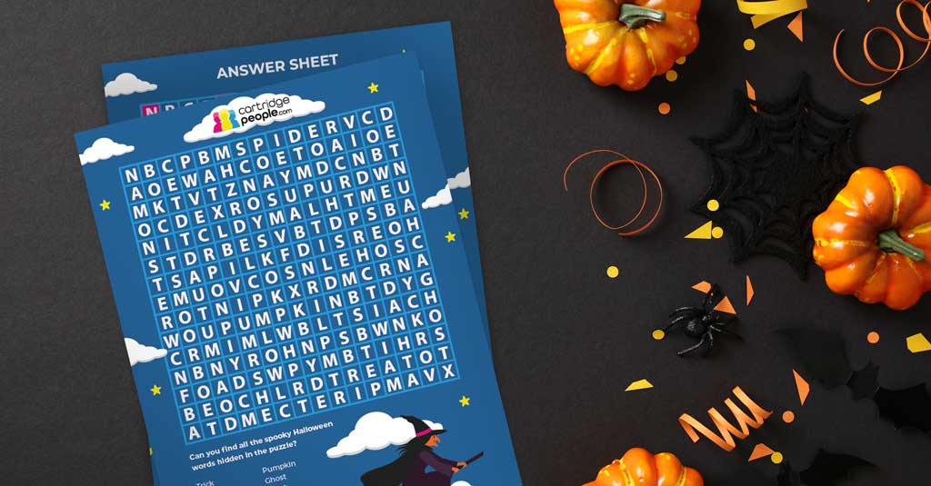 Halloween word search